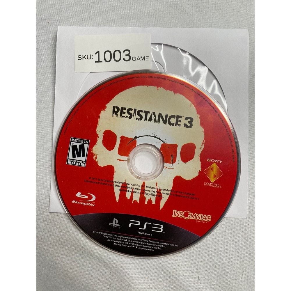 Resistance 3 Sony PlayStation 3